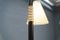 Italienische Schwarze Mid-Century Dreibein Stehlampe aus Stahl & Messing 30