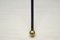 Mid-Century Italian Black Steel & Brass Tripod Floor Lamp, Image 8