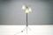 Mid-Century Italian Black Steel & Brass Tripod Floor Lamp, Image 1