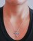 18 Karat White Gold Cross Pendant Necklace with Sapphires & Diamonds 6