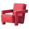 Fauteuil Baby Utrech Rouge par Gerrit Thomas Rietveld pour Cassina 1