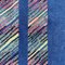 Alfombra italiana moderna rectangular de lana azul atribuida a Missoni, años 90, Imagen 5