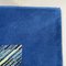 Tapis Rectangulaire Moderne en Laine Bleue attribué à Missoni, Italie, 1990s 7
