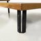 Italian Modern Slate Wood & Metal Coffee Tables attributed to De Martini for Cassina, 1980s, Set of 3 16