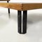 Italian Modern Slate Wood & Metal Coffee Tables attributed to De Martini for Cassina, 1980s, Set of 3, Image 16