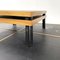 Italian Modern Slate Wood & Metal Coffee Tables attributed to De Martini for Cassina, 1980s, Set of 3 8