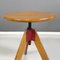 Tabouret Pivotant Giotto Moderne en Bois par De Pas D'Urbino & Lomazzi pour Zanotta, Italie, 1970s 5