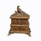 Antique Wooden Carved Edelweis Jewelry Box with Bird, 1900s 2