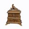 Portagioie antico a forma di stella alpina in legno intagliato con uccello, inizio XX secolo, Immagine 2