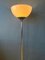 Mid-Century Space Age Floor Lamp with White Acrylic Shade from Guzzini 2