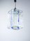 Polychrome Deckenlampe aus mundgeblasenem Glas von F.lli Toso 1
