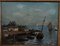 Escena marina, siglo XX, óleo sobre tabla, enmarcado, Imagen 4