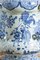 Vaso grande cinese Delftware dell'inizio del XX secolo con manici intrecciati, Immagine 7