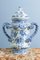 Vaso grande cinese Delftware dell'inizio del XX secolo con manici intrecciati, Immagine 1