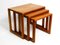 Mid-Century Teak Nesting Tables, 1960s, Set of 3, Image 1