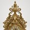 Vintage French Style Brass Mantle Clock, 1960s 9