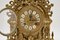 Vintage French Style Brass Mantle Clock, 1960s 11