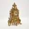Vintage French Style Brass Mantle Clock, 1960s, Image 2