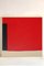 Bodasca, Rote Abstrakte Komposition, 2020er, Acryl auf Leinwand 9