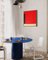 Bodasca, Rote Abstrakte Komposition, 2020er, Acryl auf Leinwand 4