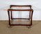 Serving Carts in Mahogany, Glass and Brass, 1960s, Set of 2, Image 22