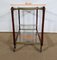 Serving Carts in Mahogany, Glass and Brass, 1960s, Set of 2, Image 23