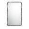Gioiello Rectangular Small Chromed Mirror by Nika Zupanc 1