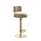 Feststehender Alfred Barhocker in Gold von Ghidini 1961 4