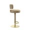 Feststehender Alfred Barhocker in Gold von Ghidini 1961 5