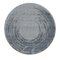 Tappeto rotondo Triple Waves grigio di Lorenza Bozzoli, Immagine 1