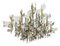 Mid-Century Italian Chandelier by Gaetano Sciolari, 1970s, Image 4