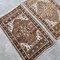 Small Vintage Turkish Handmade Rugs, Set of 2 6