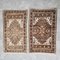 Small Vintage Turkish Handmade Rugs, Set of 2, Image 3