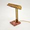 Art Deco French Brass and Marble Desk Lamp, 1920s 4