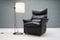 Vintage Leather Lounge Chair from Airborne International, Image 1