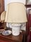 Vintage Table Lamp in Hand Painted Ceramic and Brass, Italy, 1950s 2