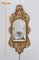 Espejo Luis XV de madera dorada, de finales del siglo XIX, Imagen 2