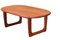 Oval Coffee Table in Teak from Salin Mobler, Denmark, 1960s 1