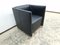 Armchair Club Armchair in Black Real Leather from Walter Knoll / Wilhelm Knoll, Image 2