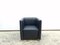 Armchair Club Armchair in Black Real Leather from Walter Knoll / Wilhelm Knoll 1