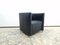 Club Armchair in Black Designer Real Leather from Walter Knoll / Wilhelm Knoll 4