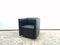 Club Armchair in Black Designer Real Leather from Walter Knoll / Wilhelm Knoll 1