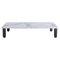 XLarge White and Black Marble Sunday Coffee Table by Jean-Baptiste Souletie, Image 1
