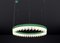 Lámpara colgante Uranano Freedom 80 en verde de Alabaster, Imagen 2