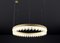 Lámpara colgante 60 1 Urano de latón cepillado de Alabastro Italiano, Imagen 2