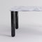 Medium White and Black Marble Sunday Dining Table by Jean-Baptiste Souletie 3