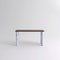 Small Walnut and White Marble Sunday Dining Table by Jean-Baptiste Souletie 2