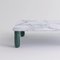 Medium White and Green Marble Sunday Coffee Table by Jean-Baptiste Souletie, Image 3