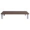 Mesa de centro Sunday Xlarge de nogal y mármol blanco de Jean-Baptiste Souletie, Imagen 1