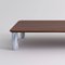 Xlarge Walnut and White Marble Sunday Coffee Table by Jean-Baptiste Souletie, Image 3